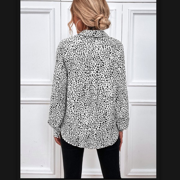 Pistola Elle Leopard Print Baby Snap Front Shirt Size S EUC - Picture 2 of 12